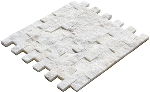 Split Face Classic Light Travertine Mosaic