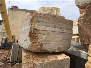Beige Travertine Blocks