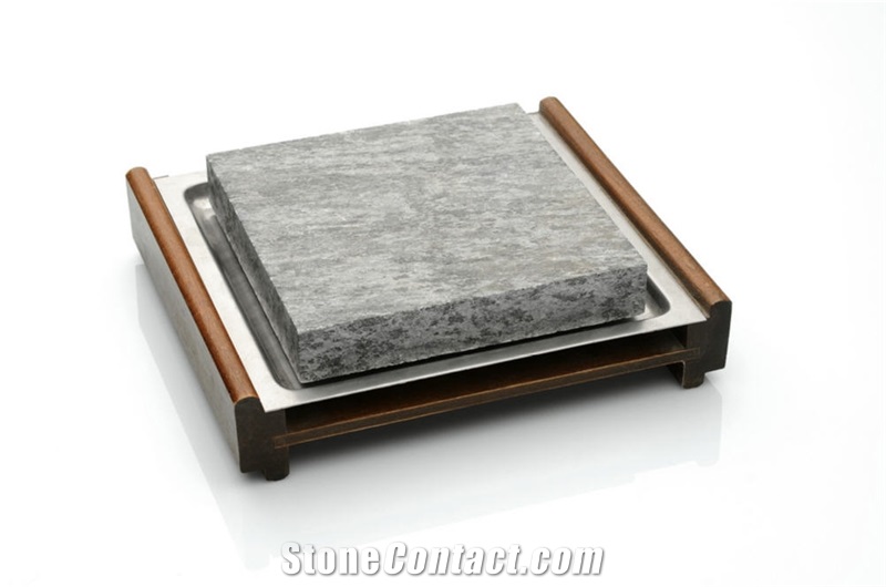 Pietra Ollare Magic Stone Electric Grill-6 Saucer