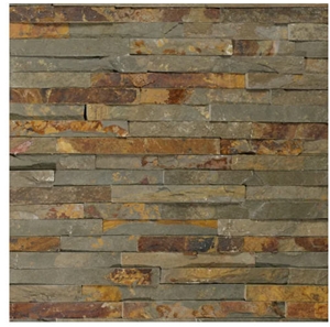Rust Slate Wall Clad Split Face