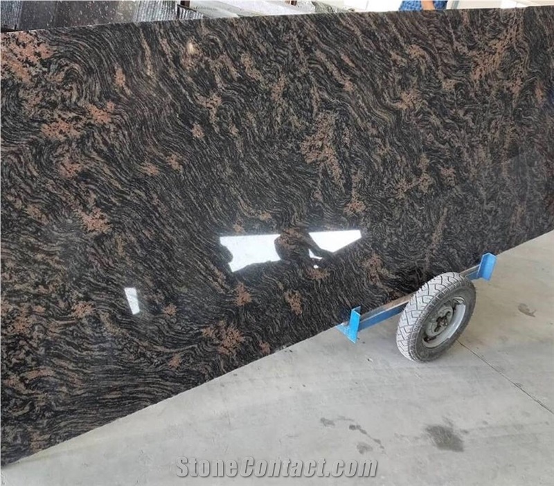Tiger Brown Granite Slabs