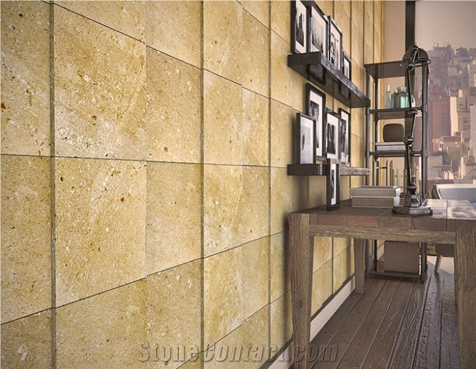 Amarillo Fosil Wall Tiles
