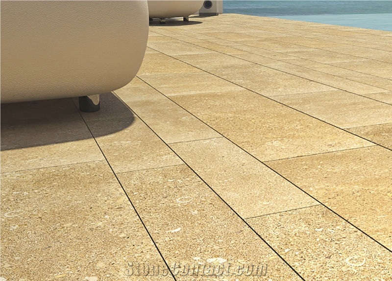Piedra Nogal Limestone Pool Terrace Pavers