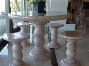 Marble Table Set