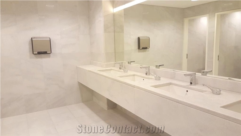 Bianco White Marble Slabs, Turkish White Marble