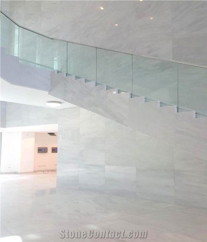 Bianco White Marble Slabs, Turkish White Marble