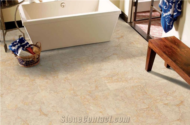 Dalya Golden Rose Marble Floor Tiles