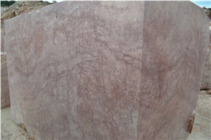 Kutahya Red Travertine Blocks, Turkish Red Travertine