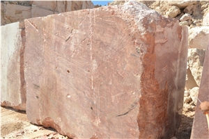 Kutahya Red Travertine Blocks, Turkish Red Travertine