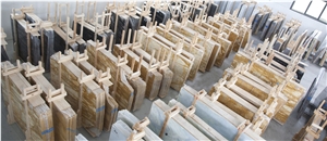 Giallo Siena Marble Slabs