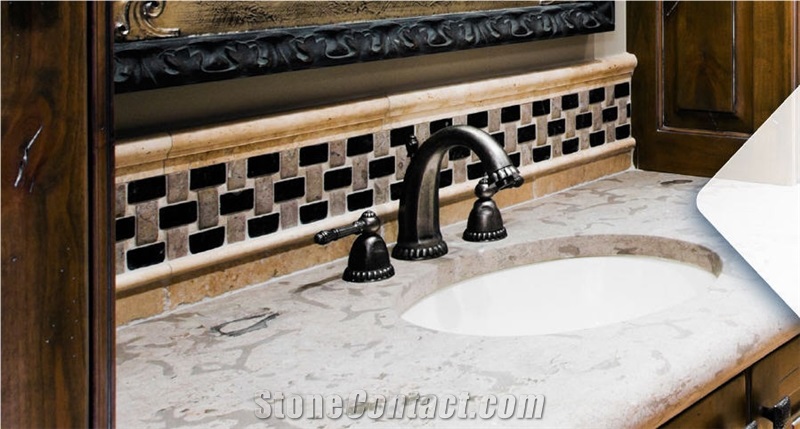 Viatera Quartz Bathroom Vanity Top
