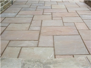 Autumn Brown Sandstone Exterior Pattern Pavers