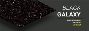 Black Galaxy Granite Tiles