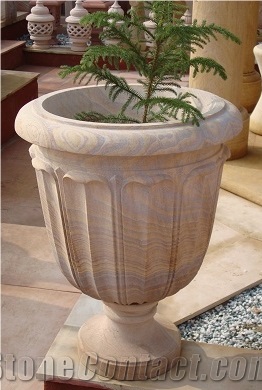 Jodhpur Gold Sandstone Flower Pots