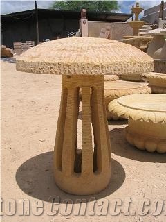 Jodhpur Gold Sandstone Lamps and Lamp Posts