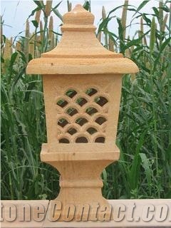 Jodhpur Gold Sandstone Lamps and Lamp Posts