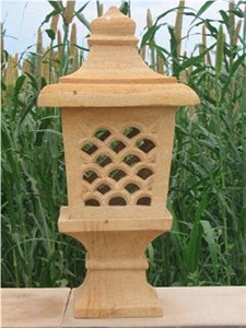 Jodhpur Gold Sandstone Lamps and Lamp Posts