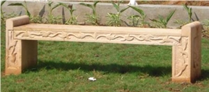 Jodhpur Pink Sandstone Garden Bench and Table