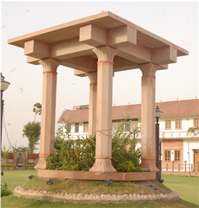 Jodhpur Pink Sandstone Gazebo