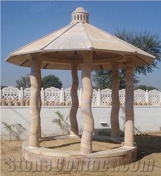 Jodhpur Pink Sandstone Gazebo