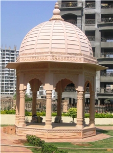 Jodhpur Pink Sandstone Gazebo