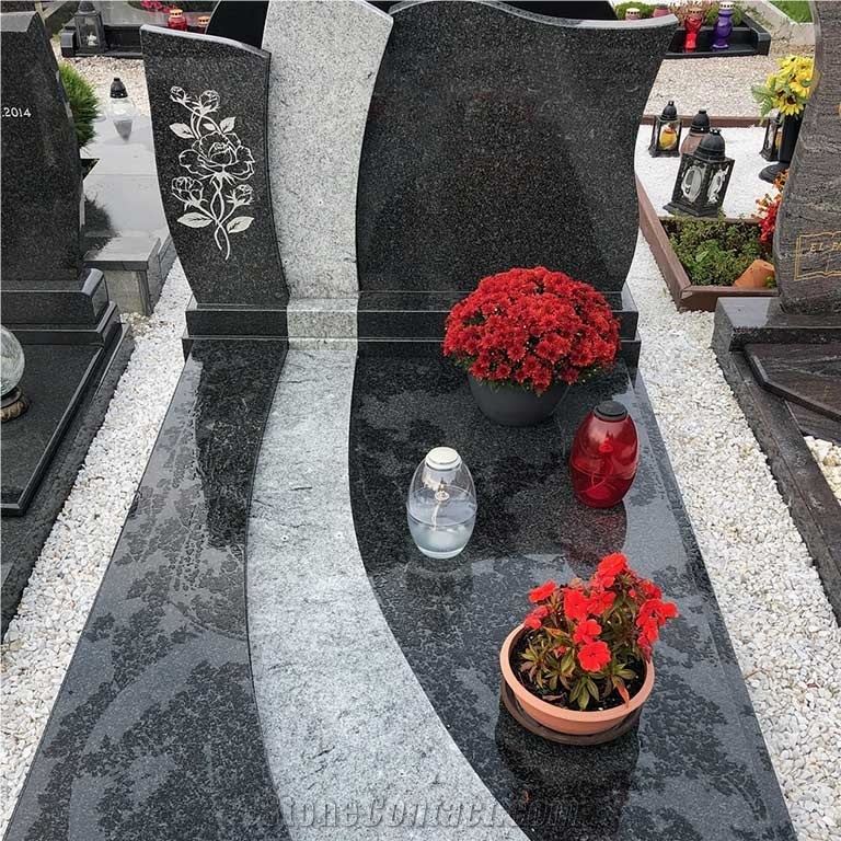 Oplotnica Sivi Grey Granite Monument