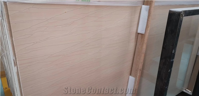 Egypt Beige Zafarana Rose Marble Slab Polished