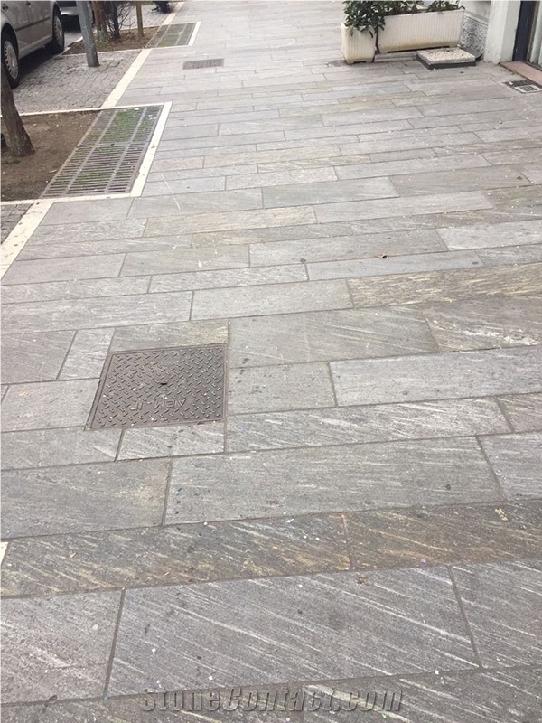 Beola Grigia Gneiss Urban Walkway Pavers