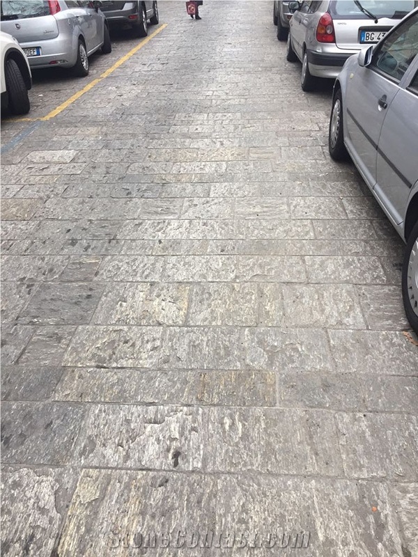 Beola Grigia Gneiss Urban Walkway Pavers
