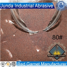 Red Garnet Sand 80 Mesh for Water Jet Cutting