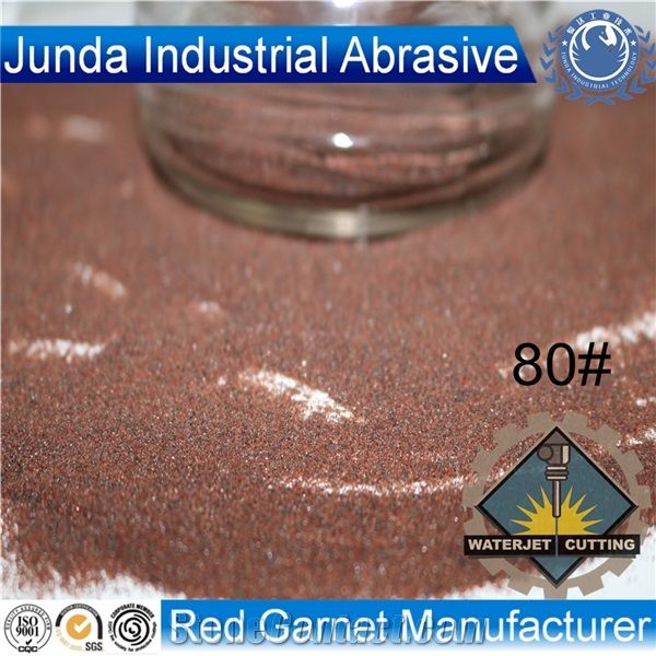 Red Garnet Sand 80 Mesh for Water Jet Cutting