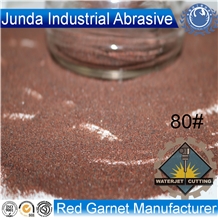 Red Garnet Sand 80 Mesh for Water Jet Cutting