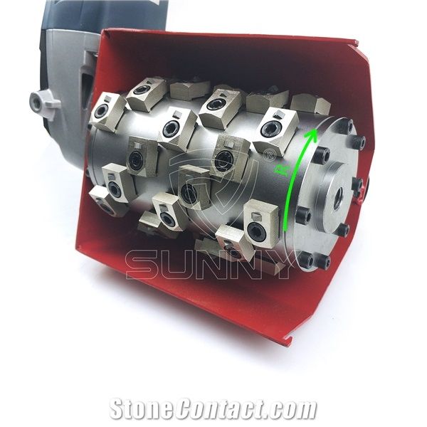Line Finished Scratch Diamond Bush Hammer