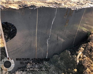 Noir Aziza Black Marble Block, Tunisia Black Marble