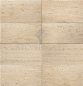 Light Vein Cut Travertine Unfilled or Filled