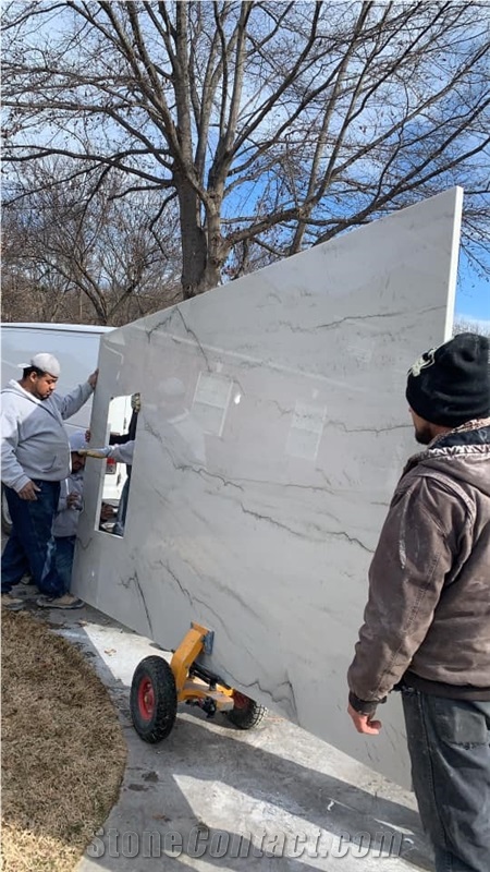 Artificial Marble Quartz Stone Fireplace Cover