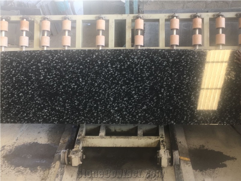 Ash Black Granite Slabs & Tiles