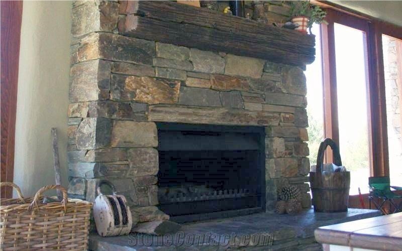 Lindis Schist Stone Traditional Firelaces