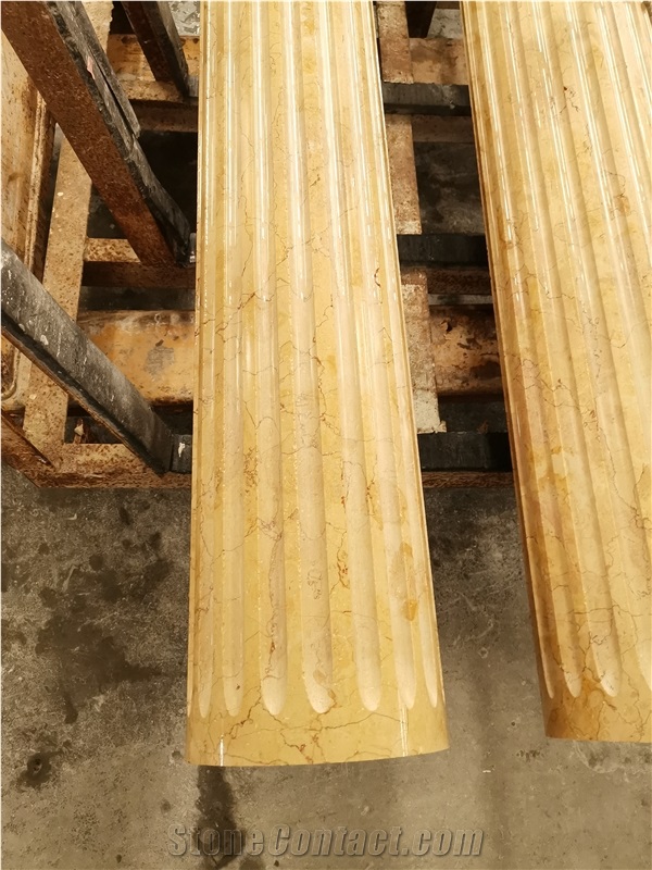 Golden Siena Marble,Sienna Golden Marble Column