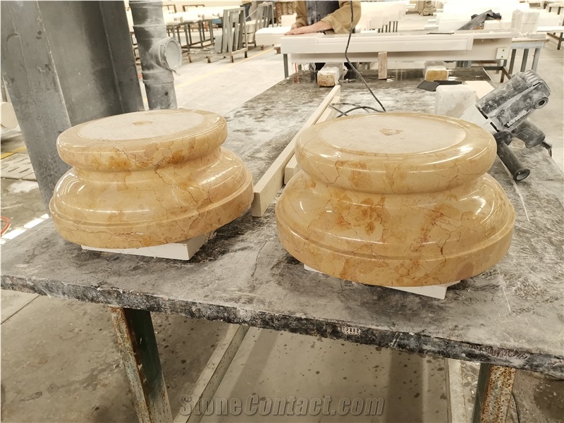 Golden Siena Marble,Sienna Golden Marble Column