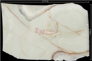 Jalisco White Onyx Slab ,Onyx Tile