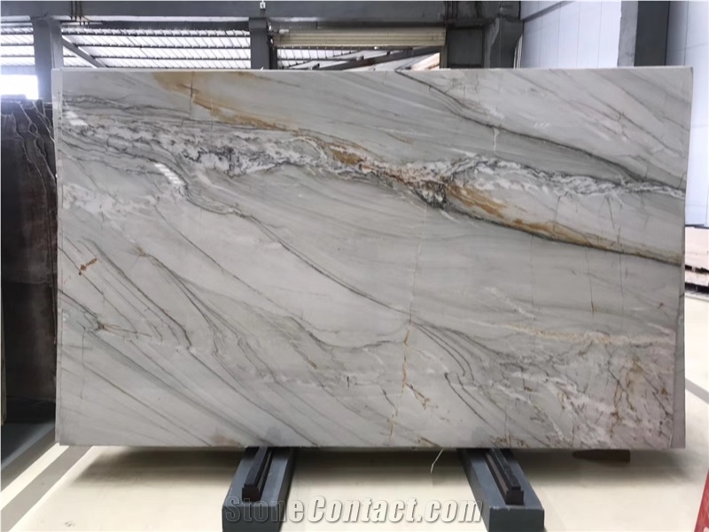 Macaubas White,Branco Macaubas Quartzite Slab