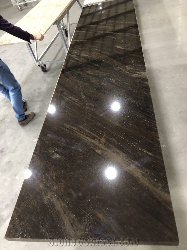 Quicksand Brown Granite Slab