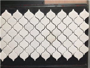 Crystal White Mosaic Flooring for Bathroom Crystal White Mosaic Flooring for Bathroom