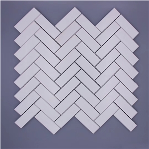 White Grey Stone Mosaic for Decorative Floor