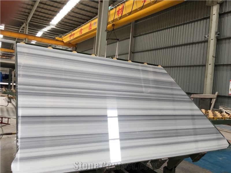 White Marmara Marble Slab for Lobby Tile