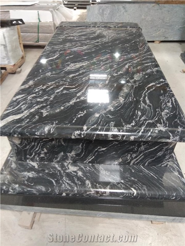 Silver Paradiso Granite Tombstones