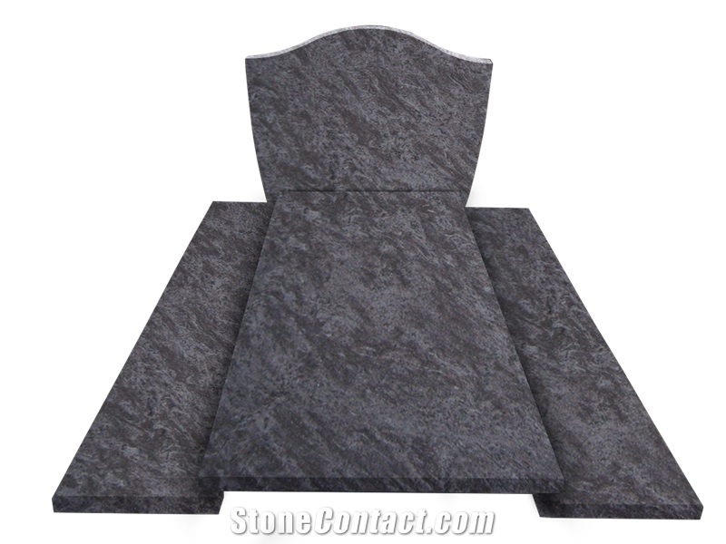 Vizag Blue- Orion Blue Granite Tombstone