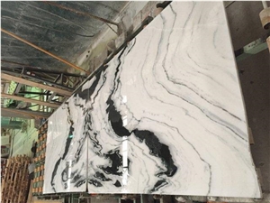 Panda White Marble Slab Panda White Autumn Marble