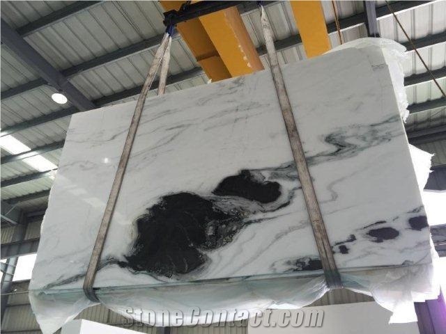 Panda White Marble Slab Panda White Autumn Marble